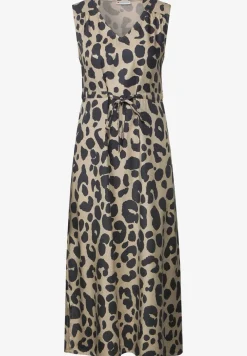 Robe midi à motifs