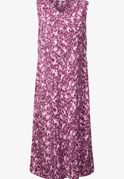 Robe midi à motifs