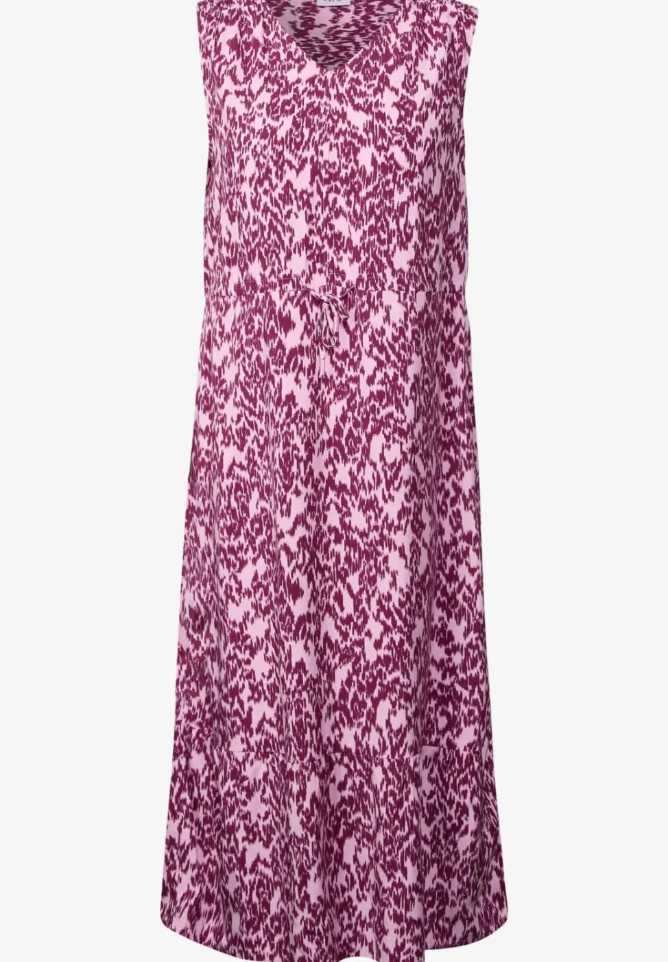 Robe midi à motifs