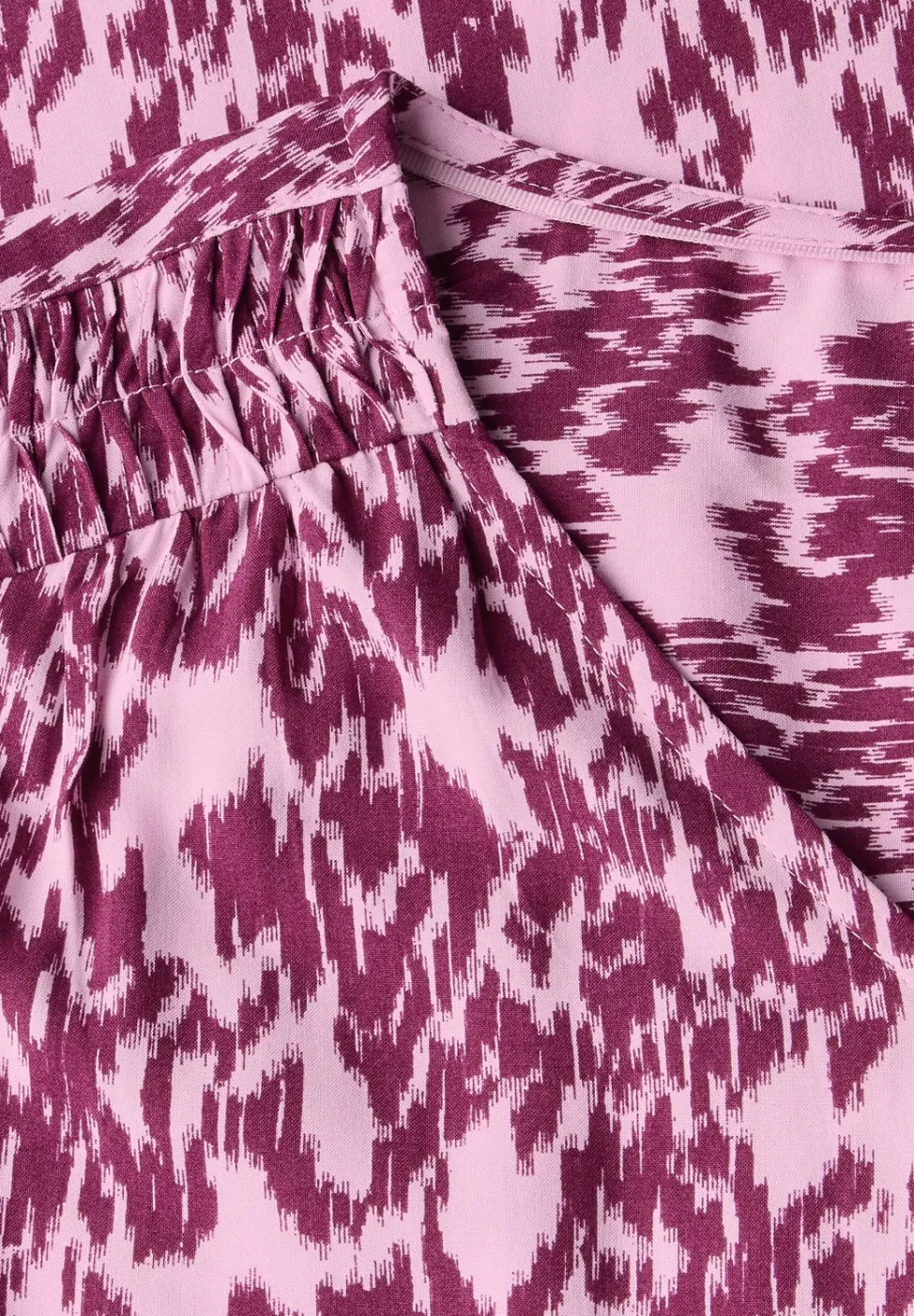 Robe midi à motifs