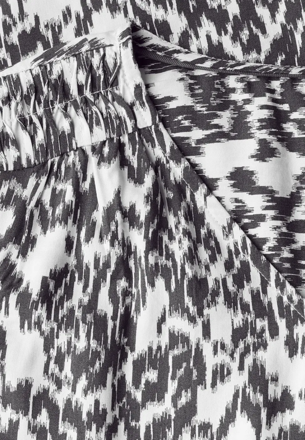 Robe midi à motifs