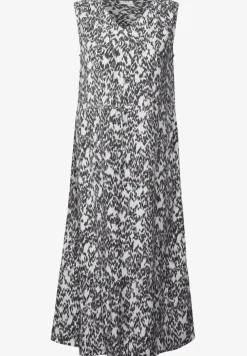Robe midi à motifs