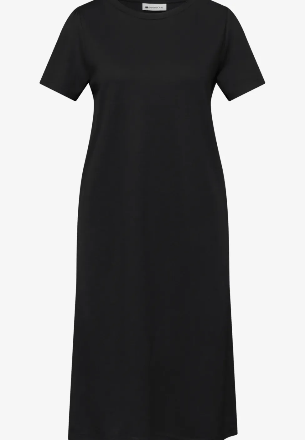 Robe mi-longue à manches bouffantes