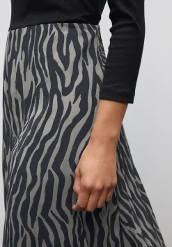 Robe plissée en mousseline de soie