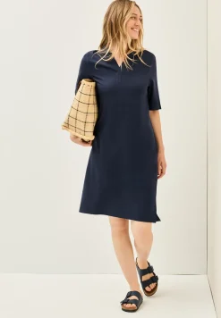 Robe polo piquée