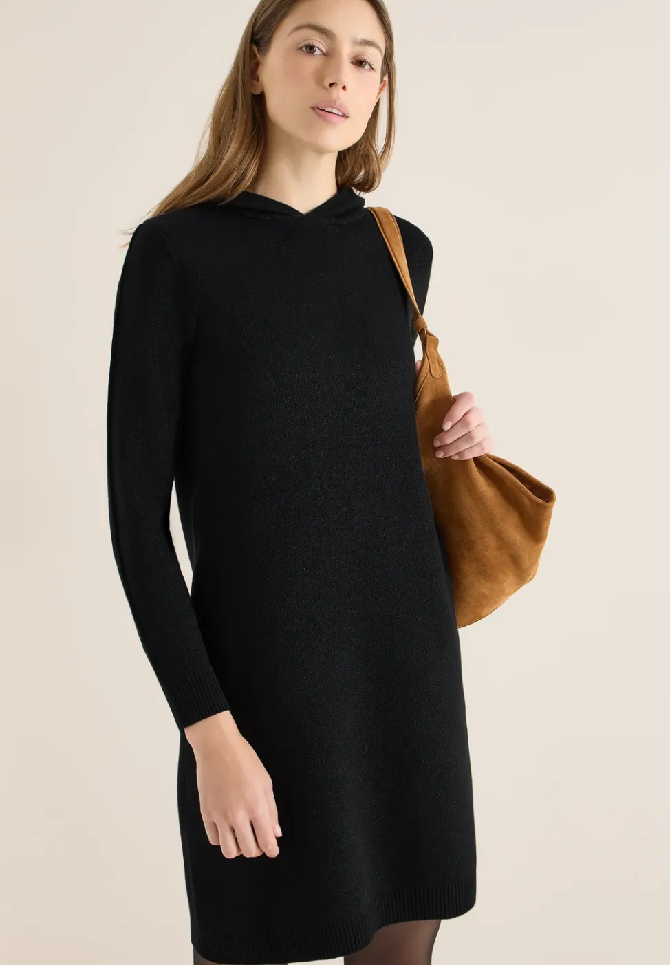 Robe scintillante avec capuche