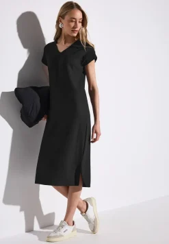 Robe à structure côtelée