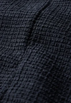 Robe structurée en couleur unie
