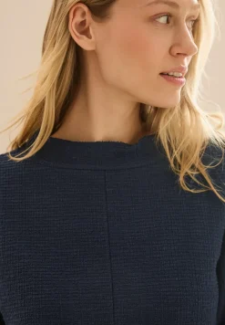 Robe structurée en couleur unie