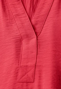 Robe structurée en couleur unie