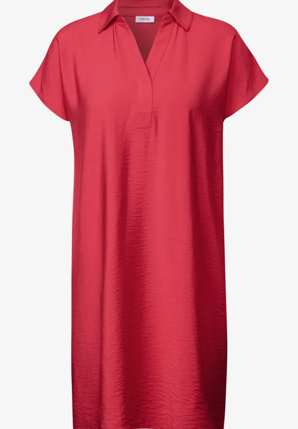 Robe structurée en couleur unie