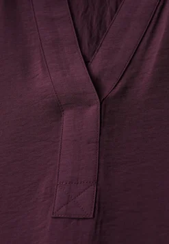 Robe structurée en couleur unie