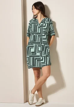 Robe structurée à motifs