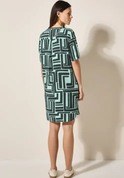 Robe structurée à motifs