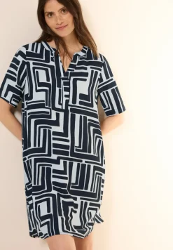 Robe structurée à motifs