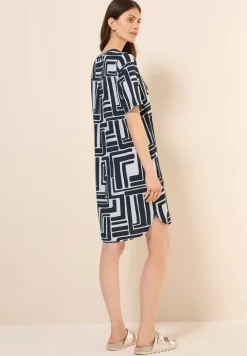 Robe structurée à motifs