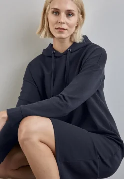 Robe sweat à volants