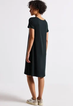 Robe t-shirt en couleur unie