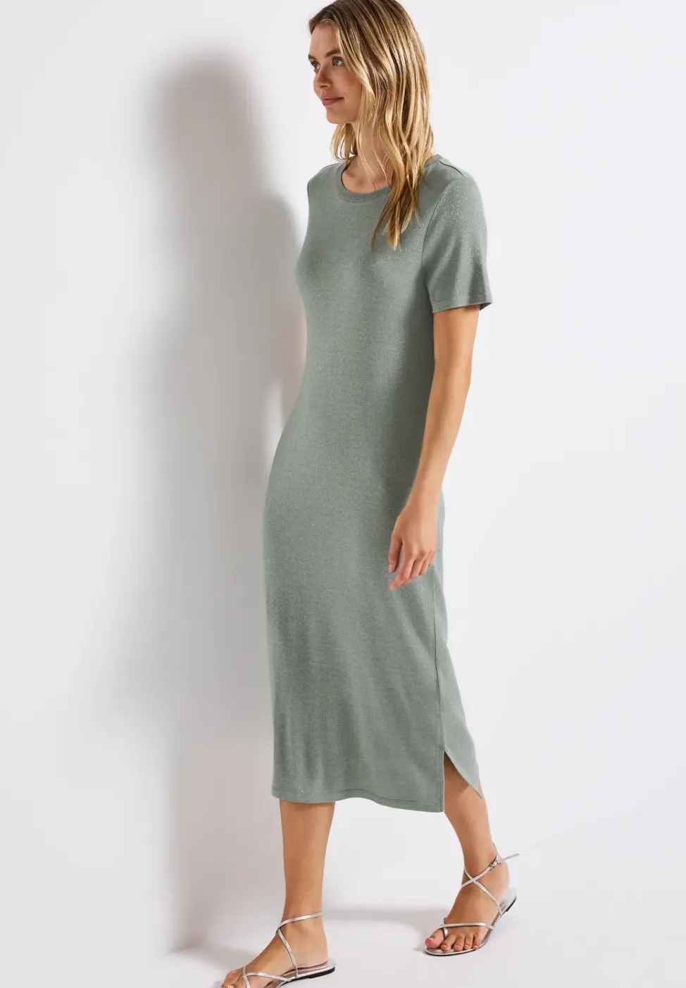Robe T-shirt scintillante