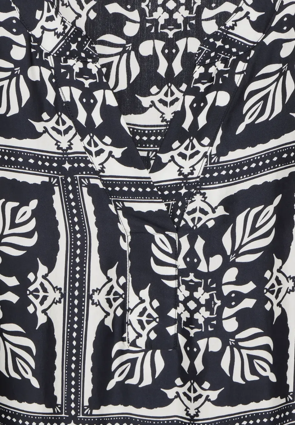 Robe tunique avec imprimé