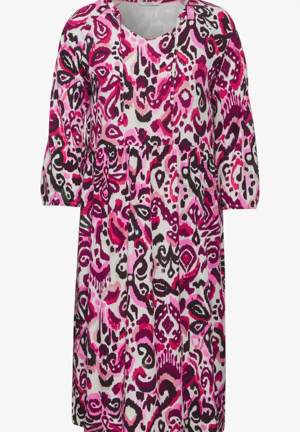 Robe tunique avec imprimé
