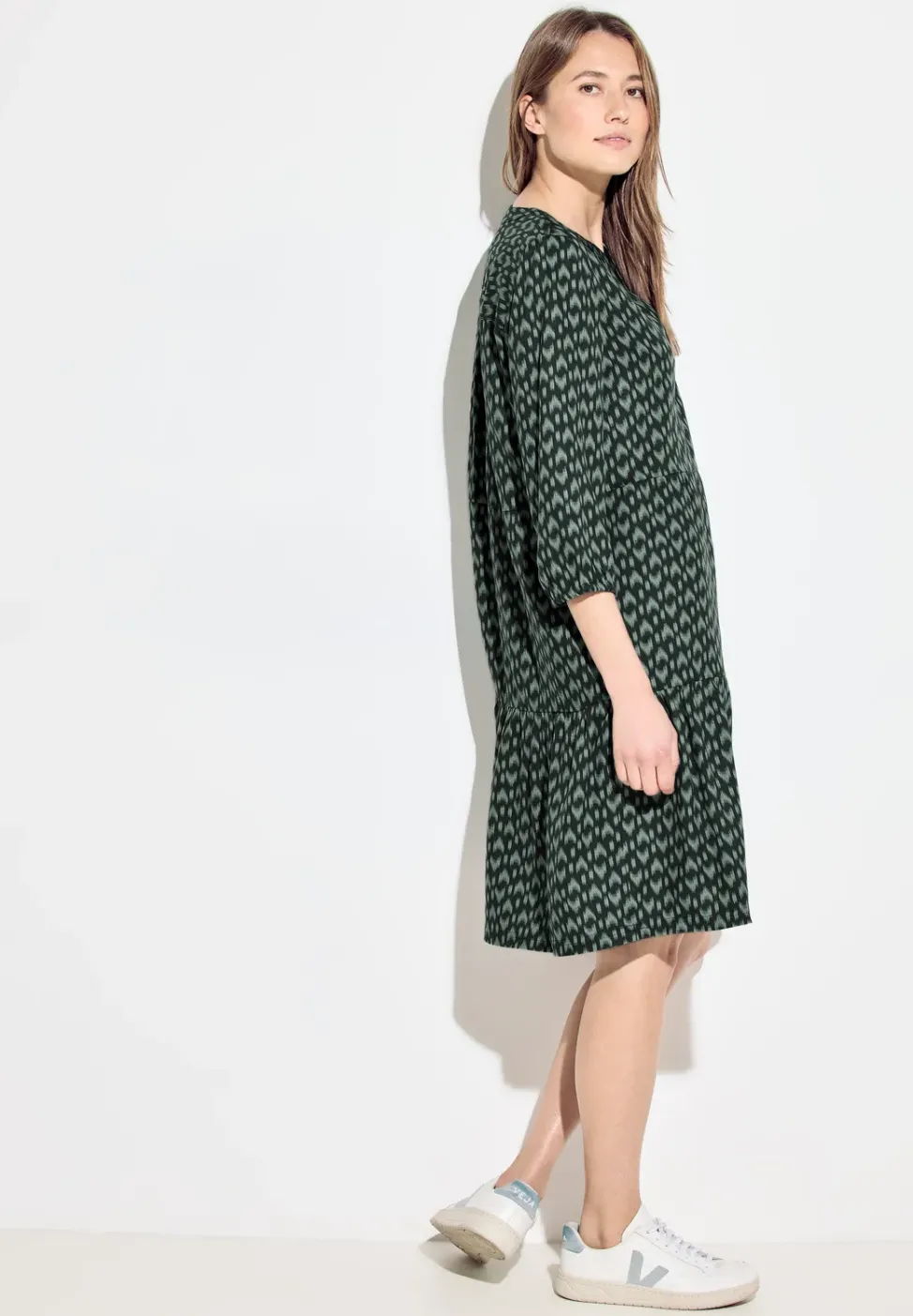 Robe tunique avec imprimé