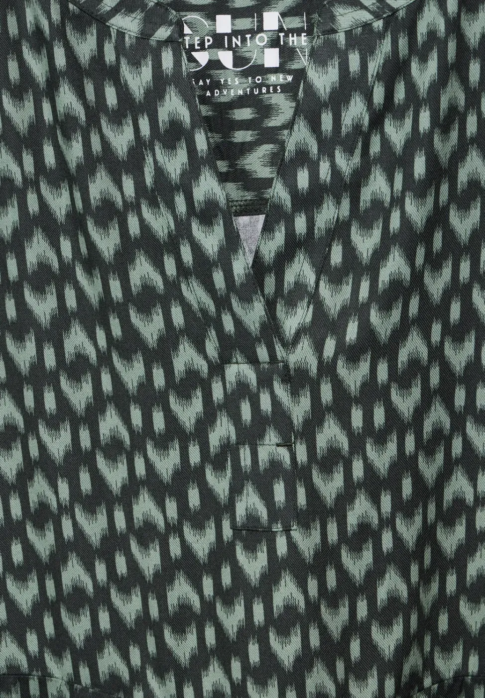 Robe tunique avec imprimé