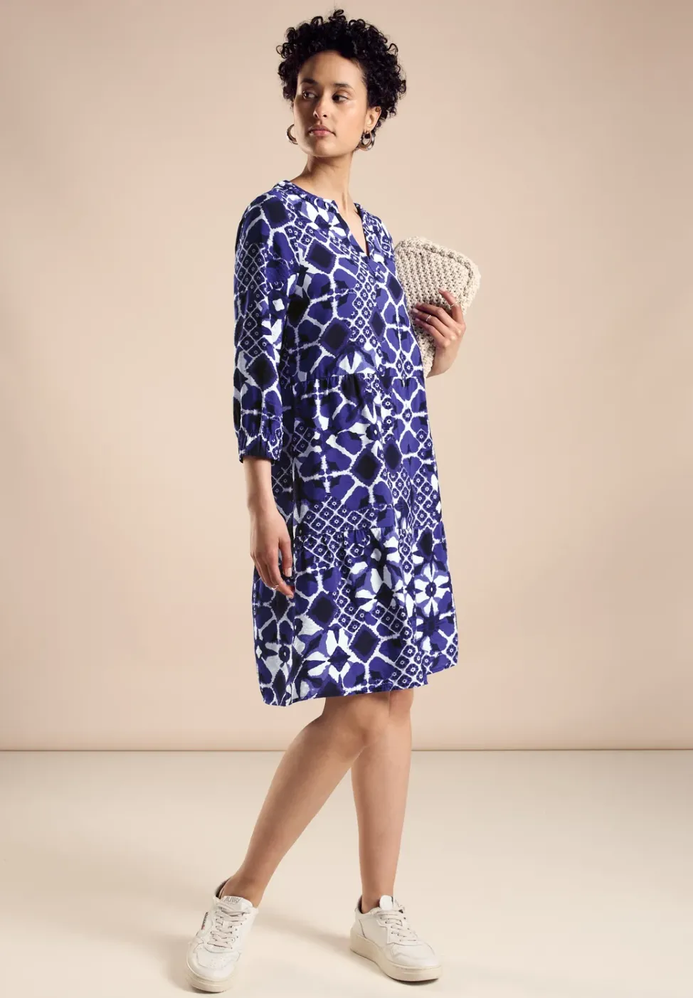 Robe tunique à imprimé