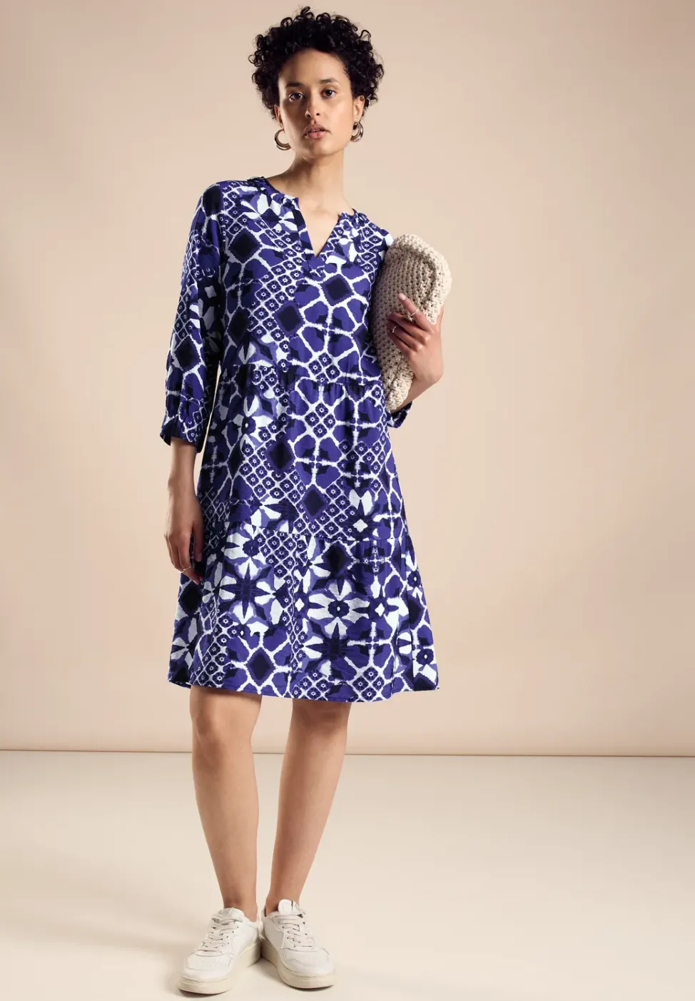 Robe tunique à imprimé