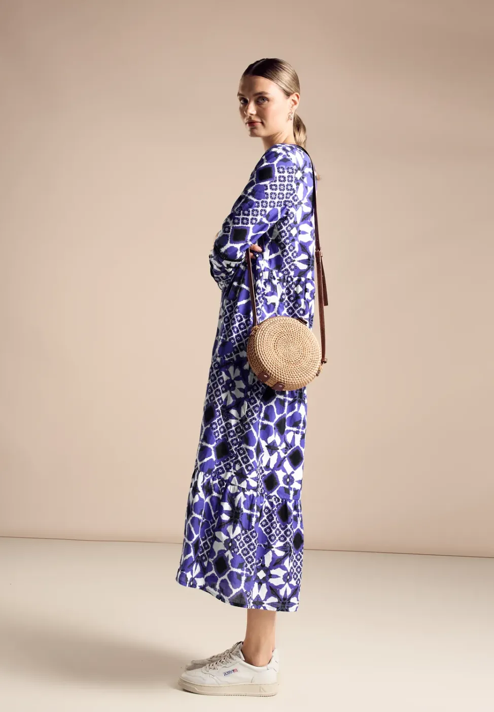 Robe tunique à imprimé