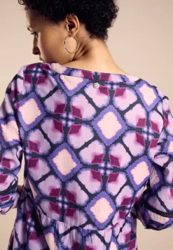 Robe tunique à imprimé