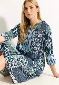 Robe tunique à imprimé