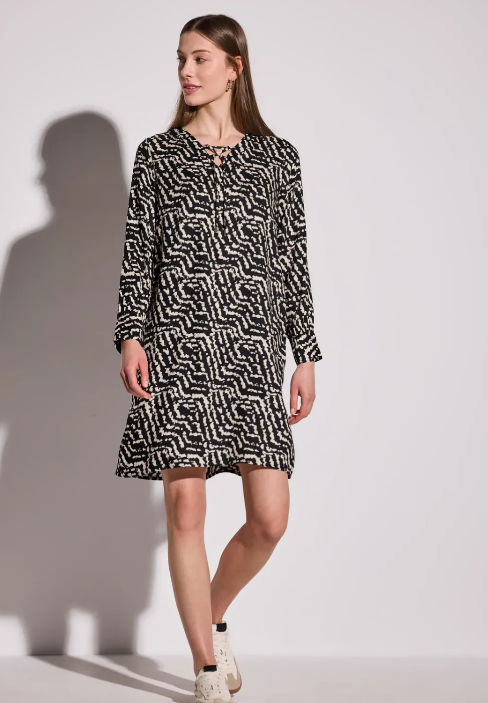 Robe-tunique à motifs