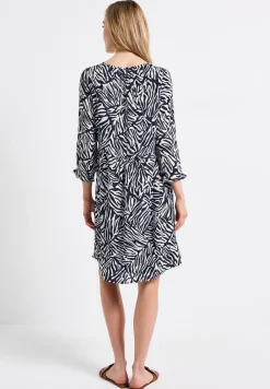 Robe tunique à motifs