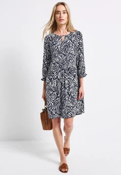 Robe tunique à motifs