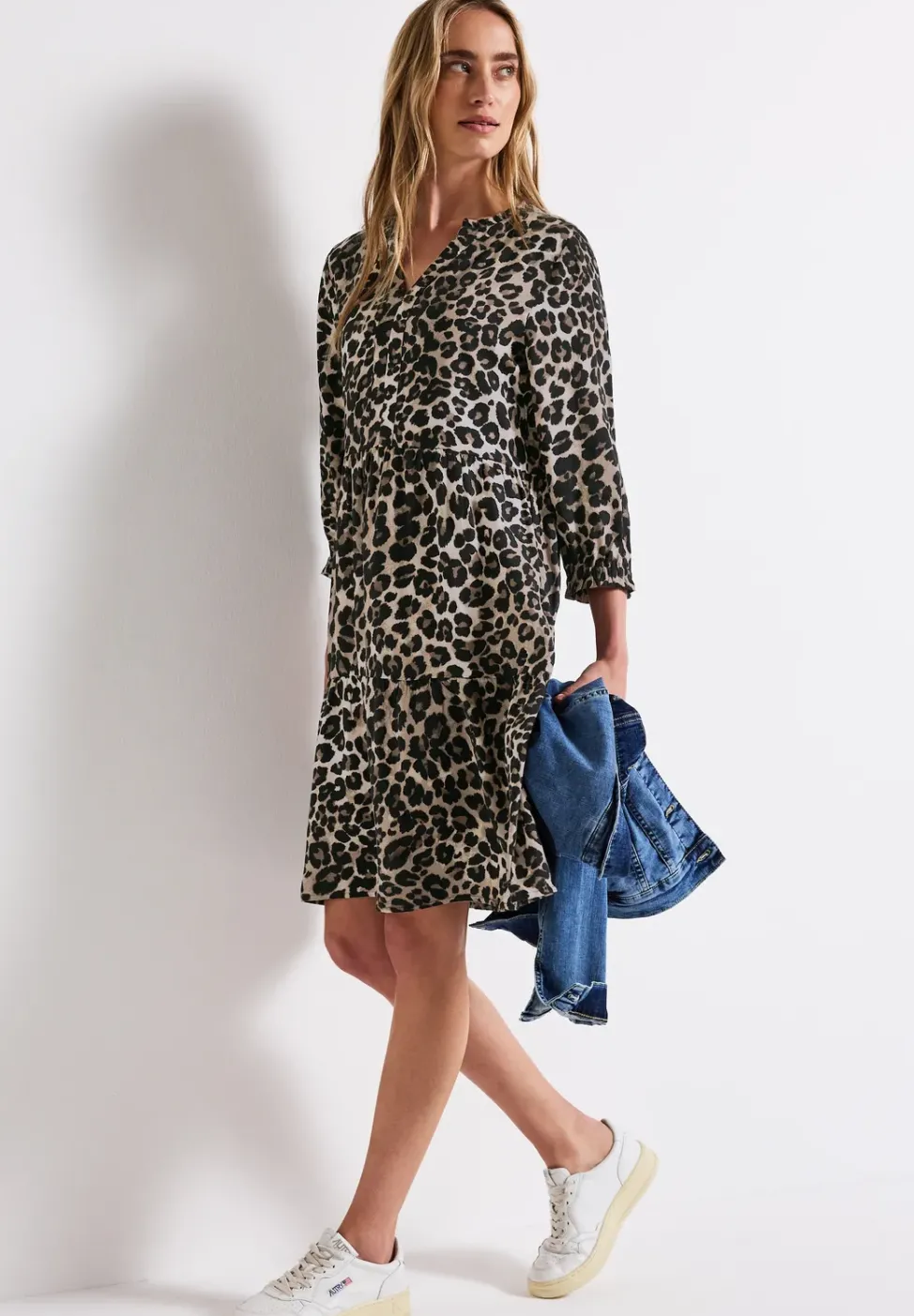 Robe-tunique à motifs