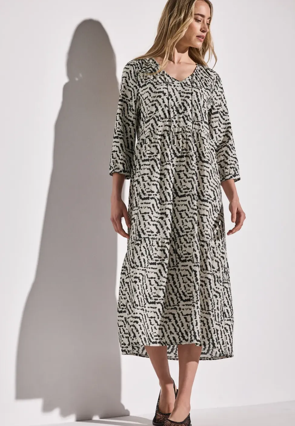 Robe-tunique à volants