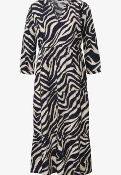 Robe à volants à motifs