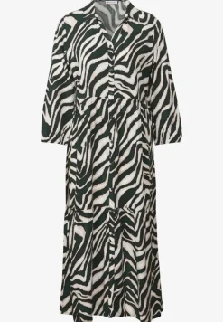 Robe à volants à motifs