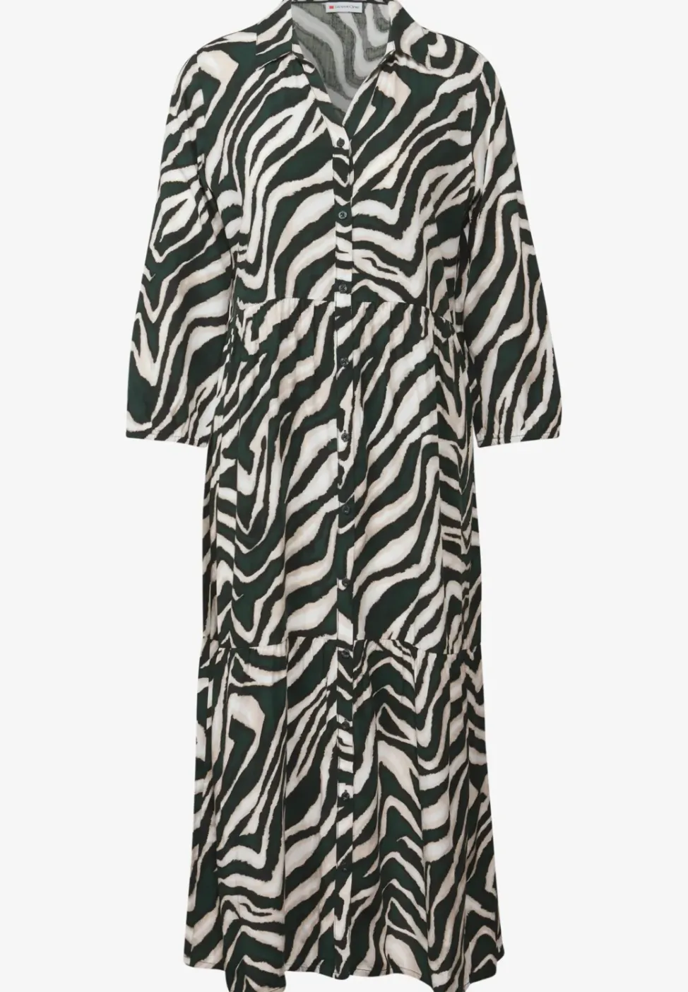 Robe à volants à motifs