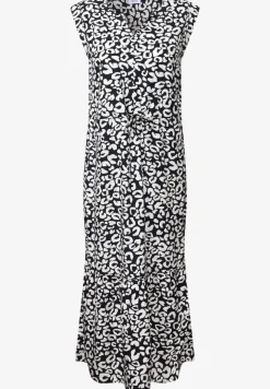 Robe à volants à motifs