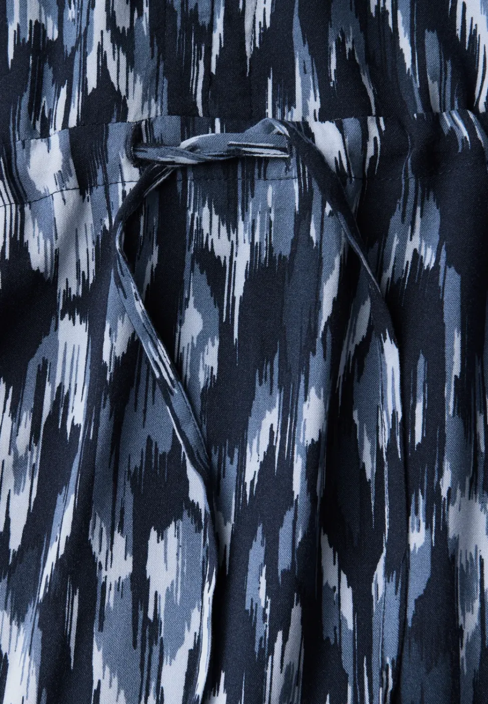 Robe à volants à motifs