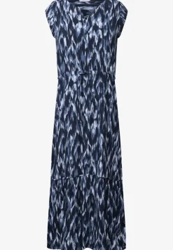 Robe à volants à motifs