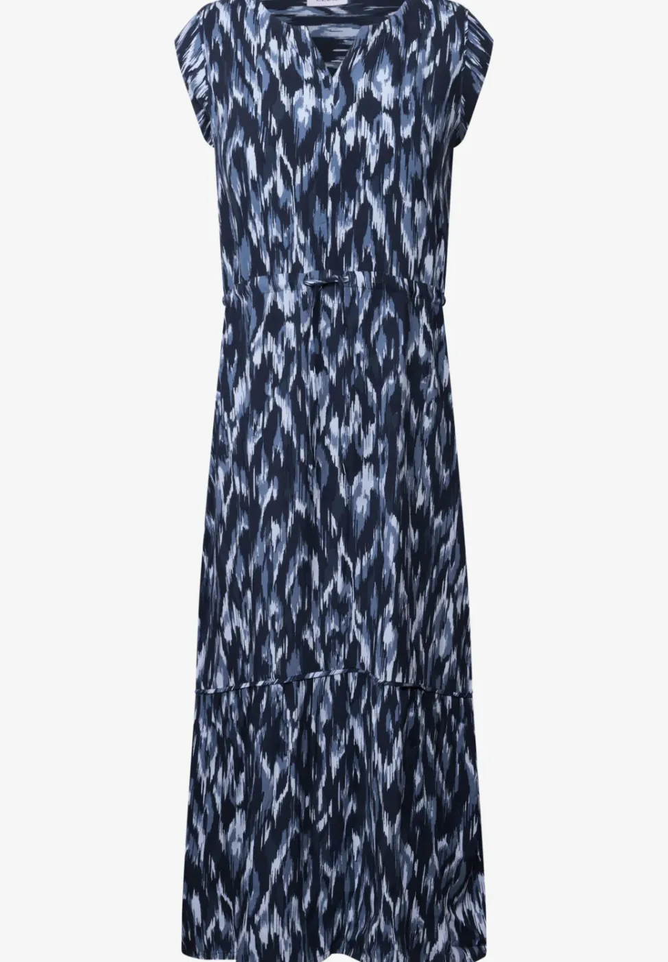 Robe à volants à motifs