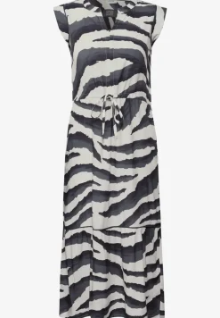 Robe à volants à motifs