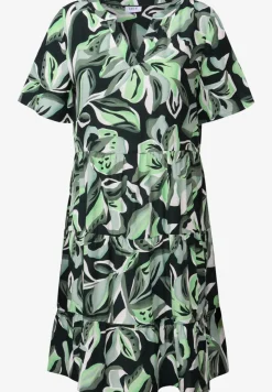 Robe à volants à motifs