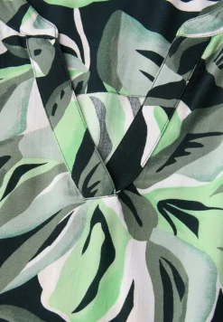 Robe à volants à motifs