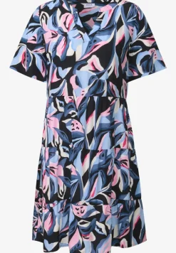Robe à volants à motifs