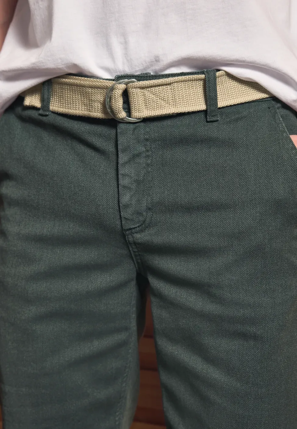 Short chino avec structure