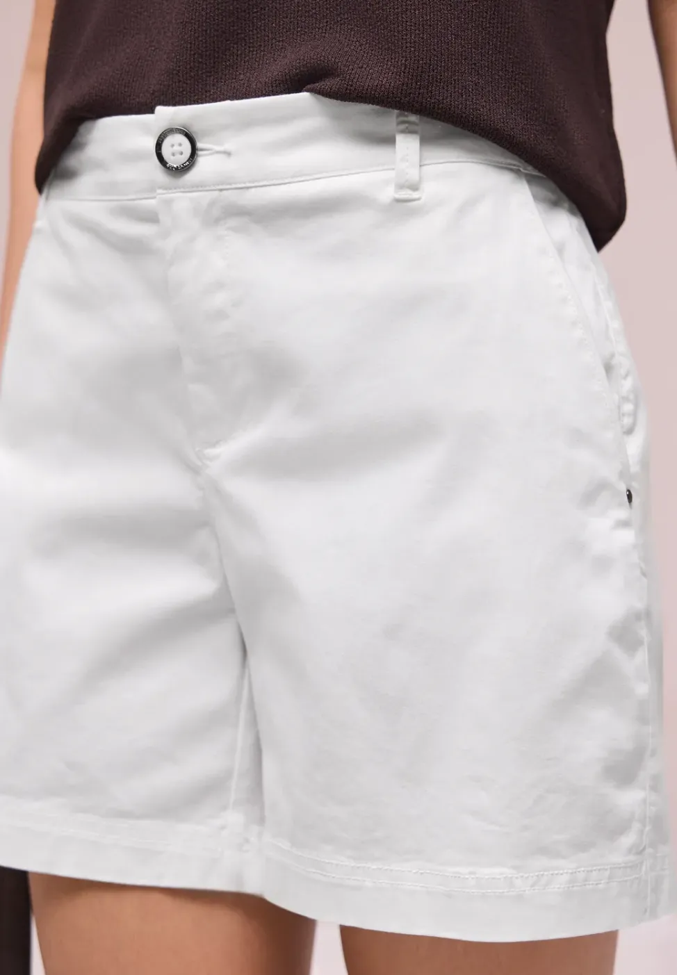 Short chino Mid Waist, coupe décontractée